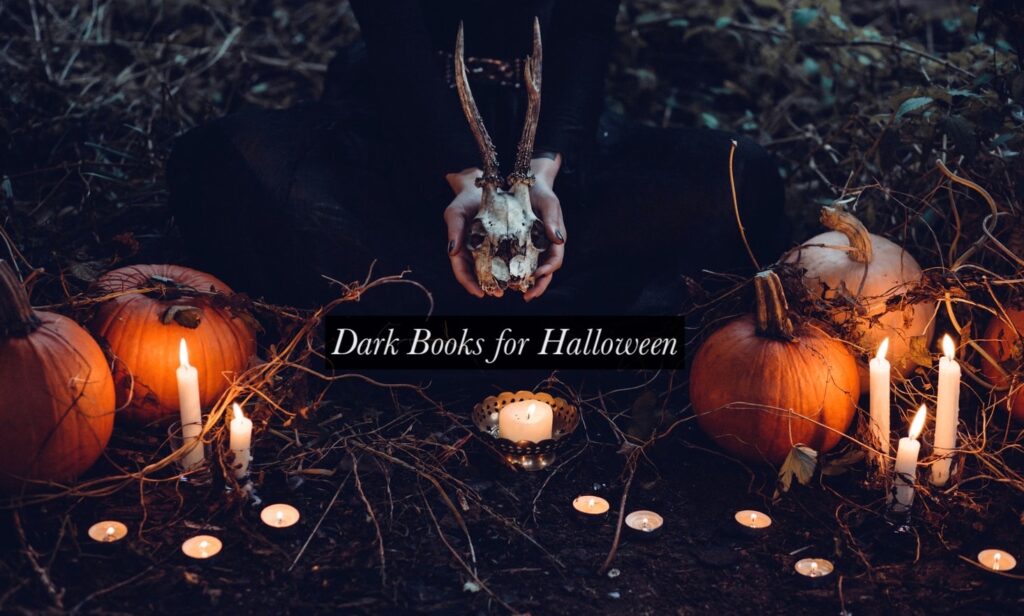 dark books for halloween post feature image